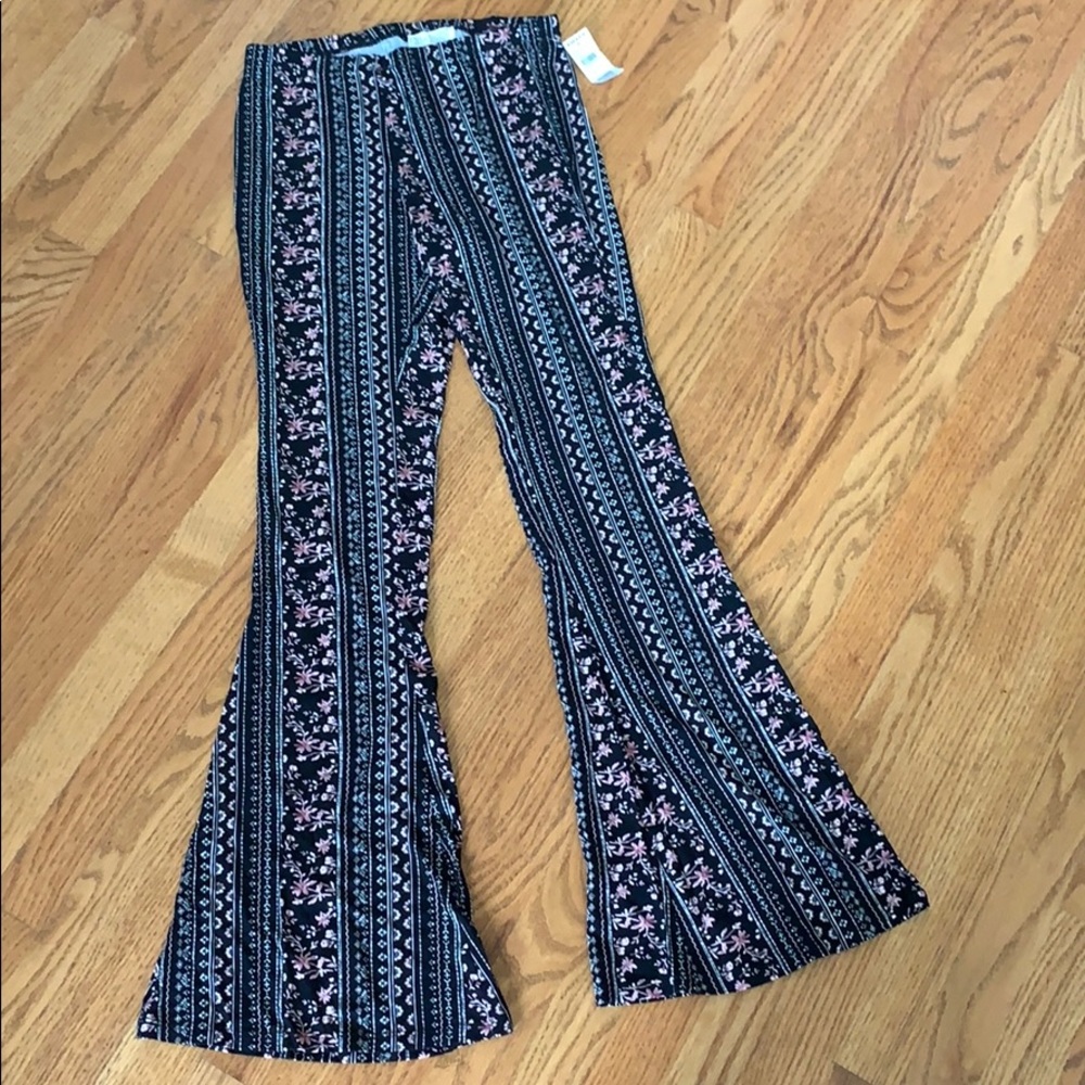 Floral,  Flowy Pants